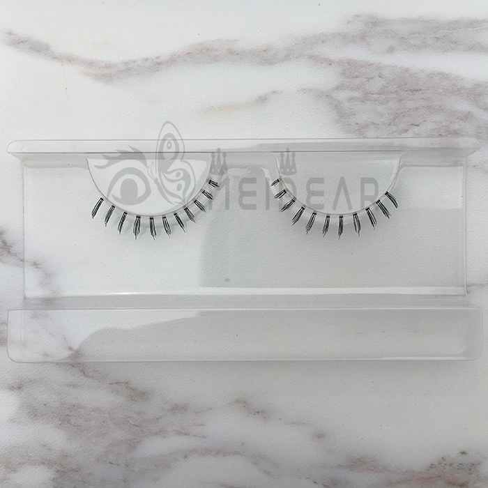 Lower/bottom human hair eyelash